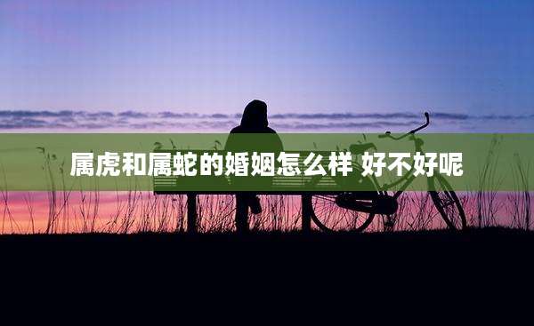 属虎和属蛇的婚姻怎么样 好不好呢