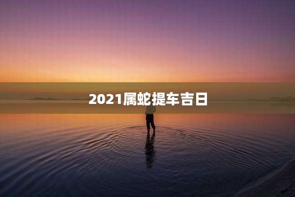 2021属蛇提车吉日