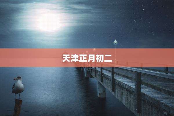 天津正月初二