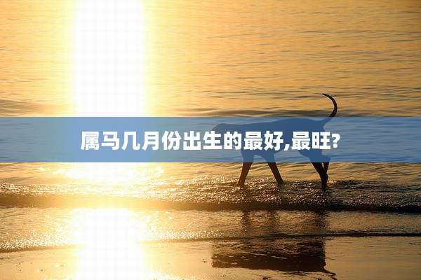 属马几月份出生的最好,最旺?