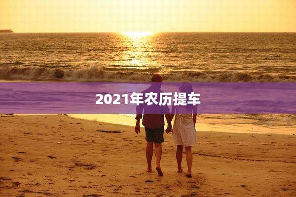 2021年农历提车