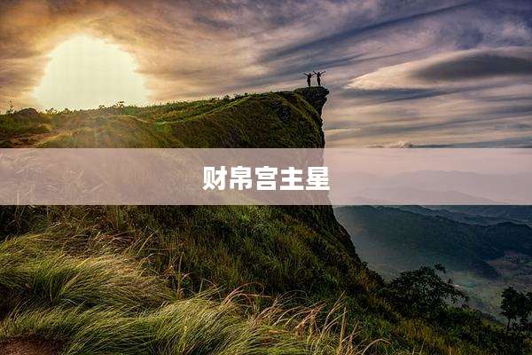 财帛宫主星