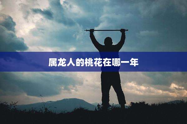 属龙人的桃花在哪一年