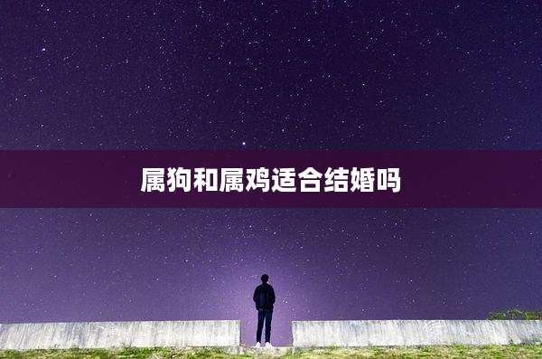 属狗和属鸡适合结婚吗