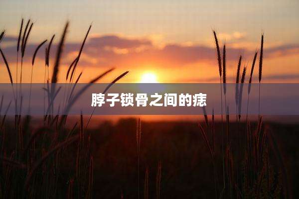 脖子锁骨之间的痣