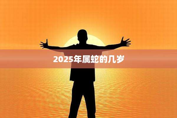 2025年属蛇的几岁