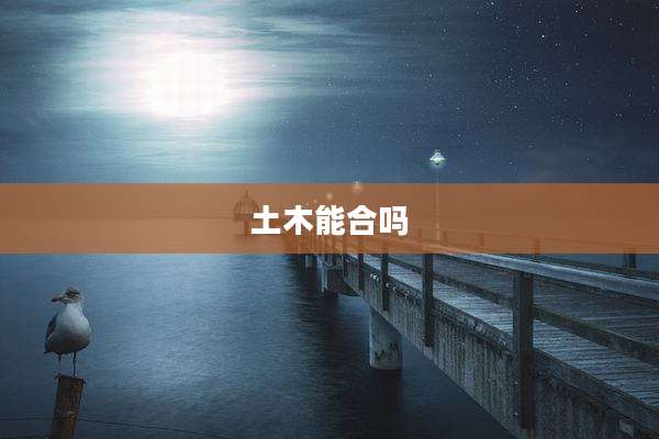 土木能合吗