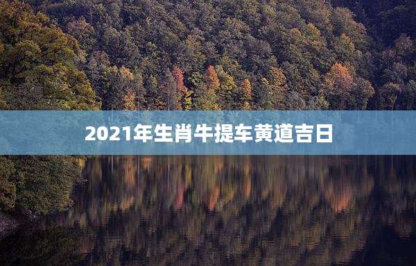 2021年生肖牛提车黄道吉日
