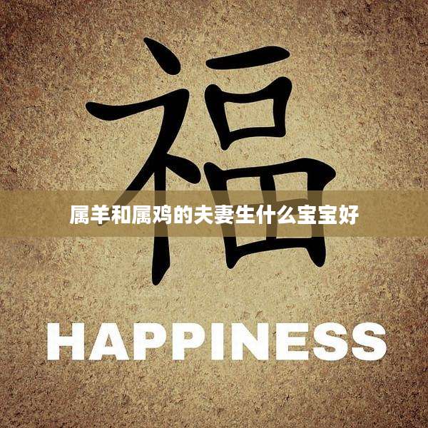 属羊和属鸡的夫妻生什么宝宝好