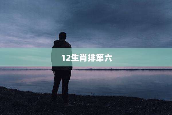 12生肖排第六