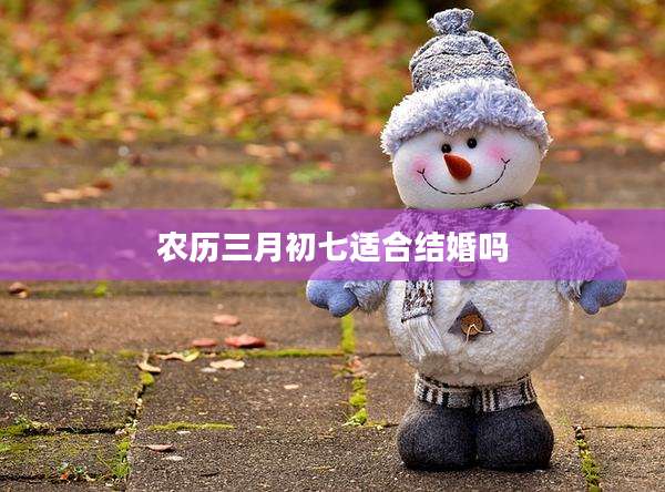 农历三月初七适合结婚吗