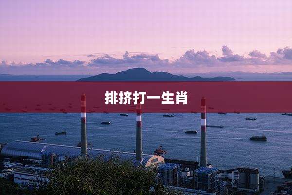 排挤打一生肖