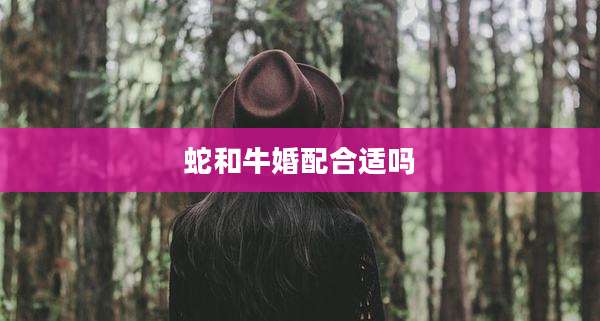 蛇和牛婚配合适吗