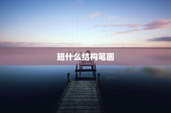 翅什么结构笔画