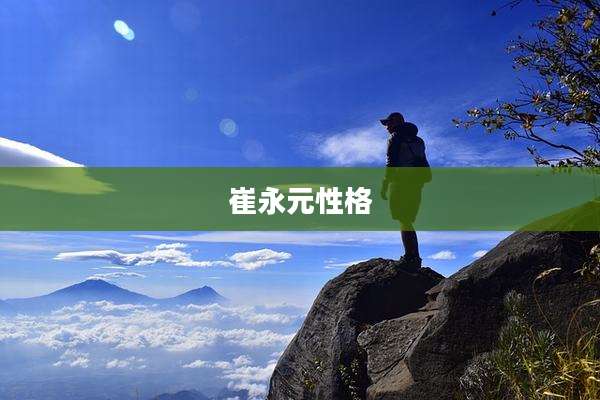 崔永元性格