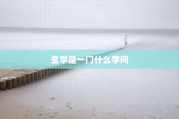 玄学是一门什么学问