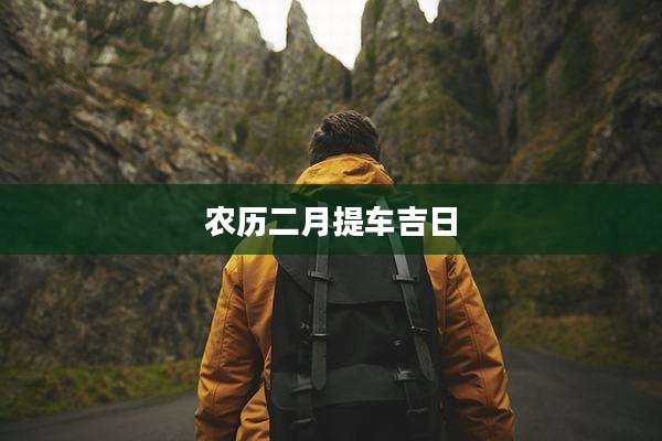 农历二月提车吉日