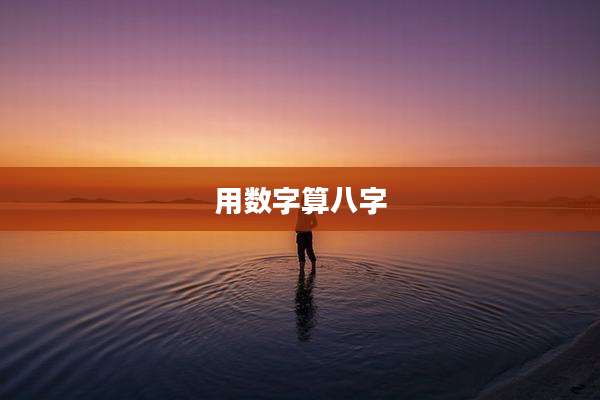 用数字算八字