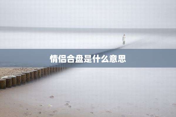 情侣合盘是什么意思
