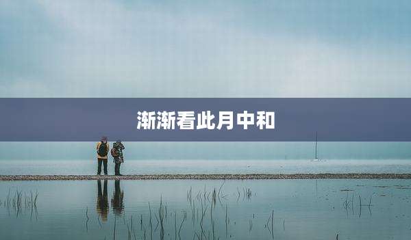 渐渐看此月中和
