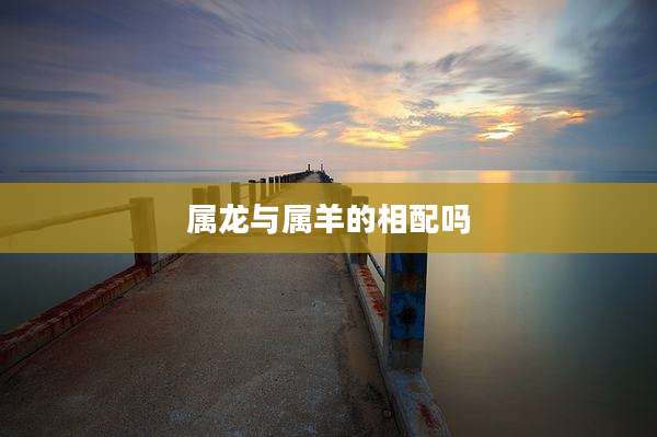 属龙与属羊的相配吗