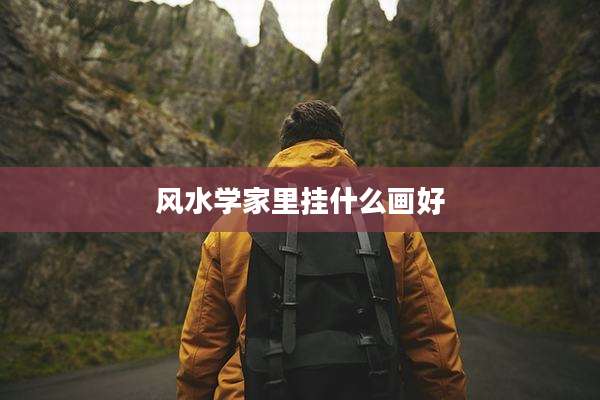 风水学家里挂什么画好