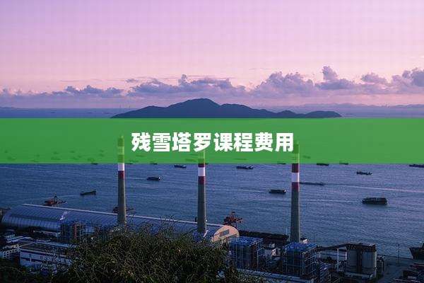 残雪塔罗课程费用