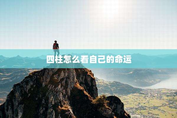 四柱怎么看自己的命运