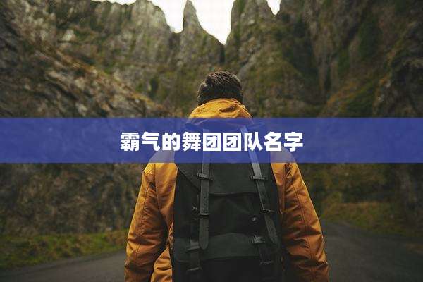 霸气的舞团团队名字