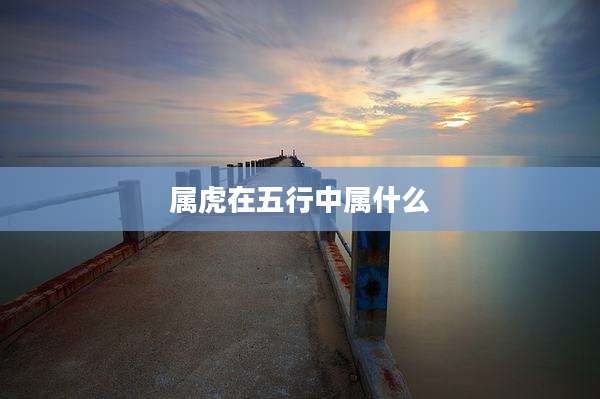 属虎在五行中属什么