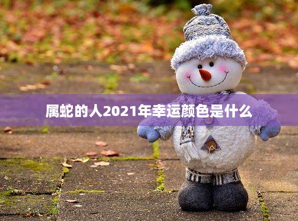 属蛇的人2021年幸运颜色是什么