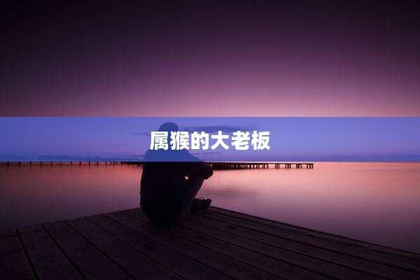 属猴的大老板