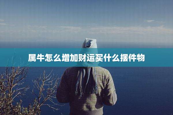 属牛怎么增加财运买什么摆件物